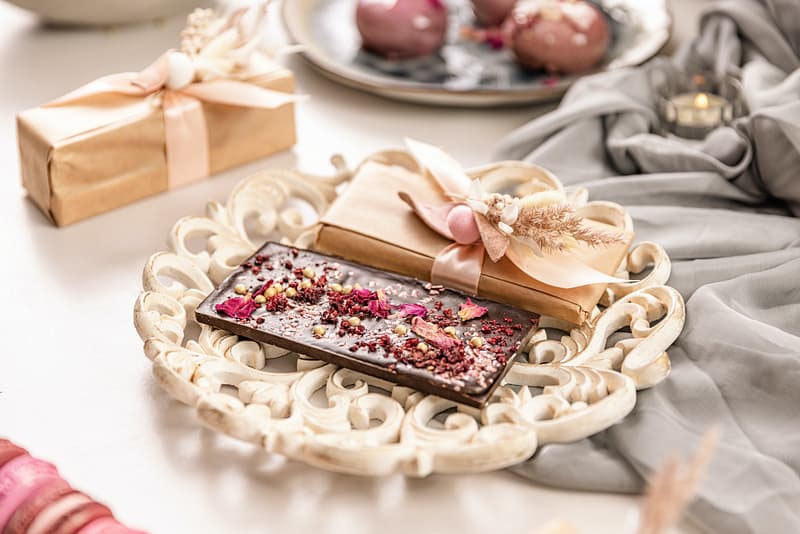 Handmade chocolate bar